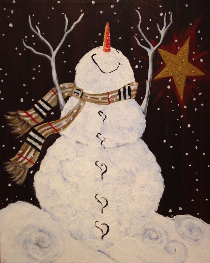 snowmans-bliss-take home painting kit